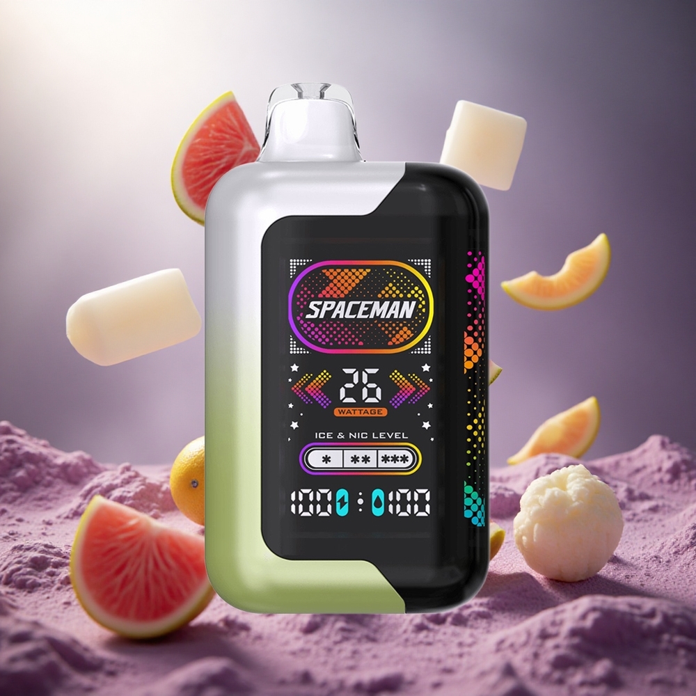 SMOK SPACEMAN SP40000 40000 Puffs Baltā Vīnoga Ledus