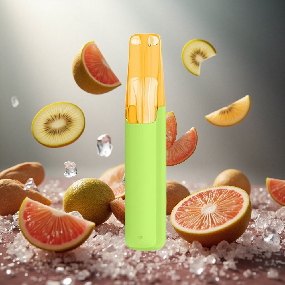 Snowplus Dash 4000 Puffs Vienreizlietojama Ierīce Kiwi Ledus ar 530 mAh un 7,5 ml