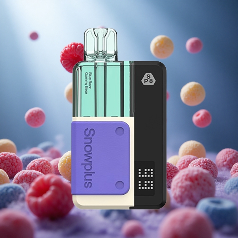 Snowplus Swift 5000 Puffs 2% Nikotīns & Zilā Jāņogu Gumiķēpa