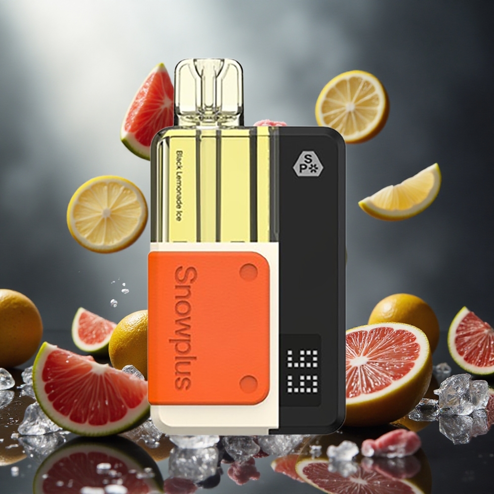 Snowplus Swift 5000 Puffs Melnā Citronāde Ledus 2+10 ml