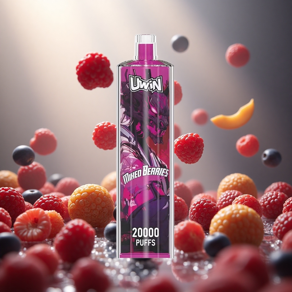 Uwin Shisha Hookah Crystal 20000 Puffs Jauktas Ogles