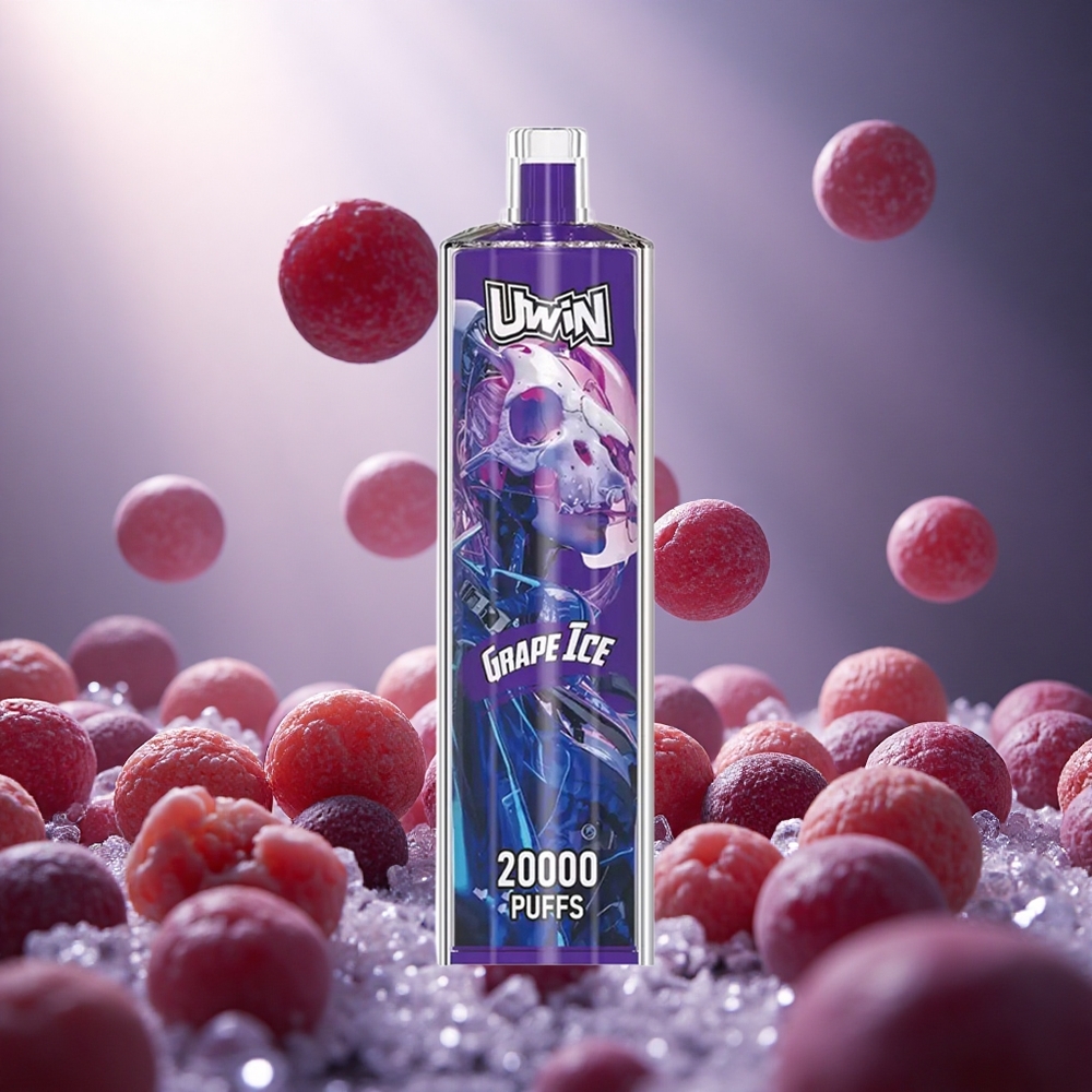 Uwin Shisha Hookah Crystal 20000 Puffs Vīnogu Ledus