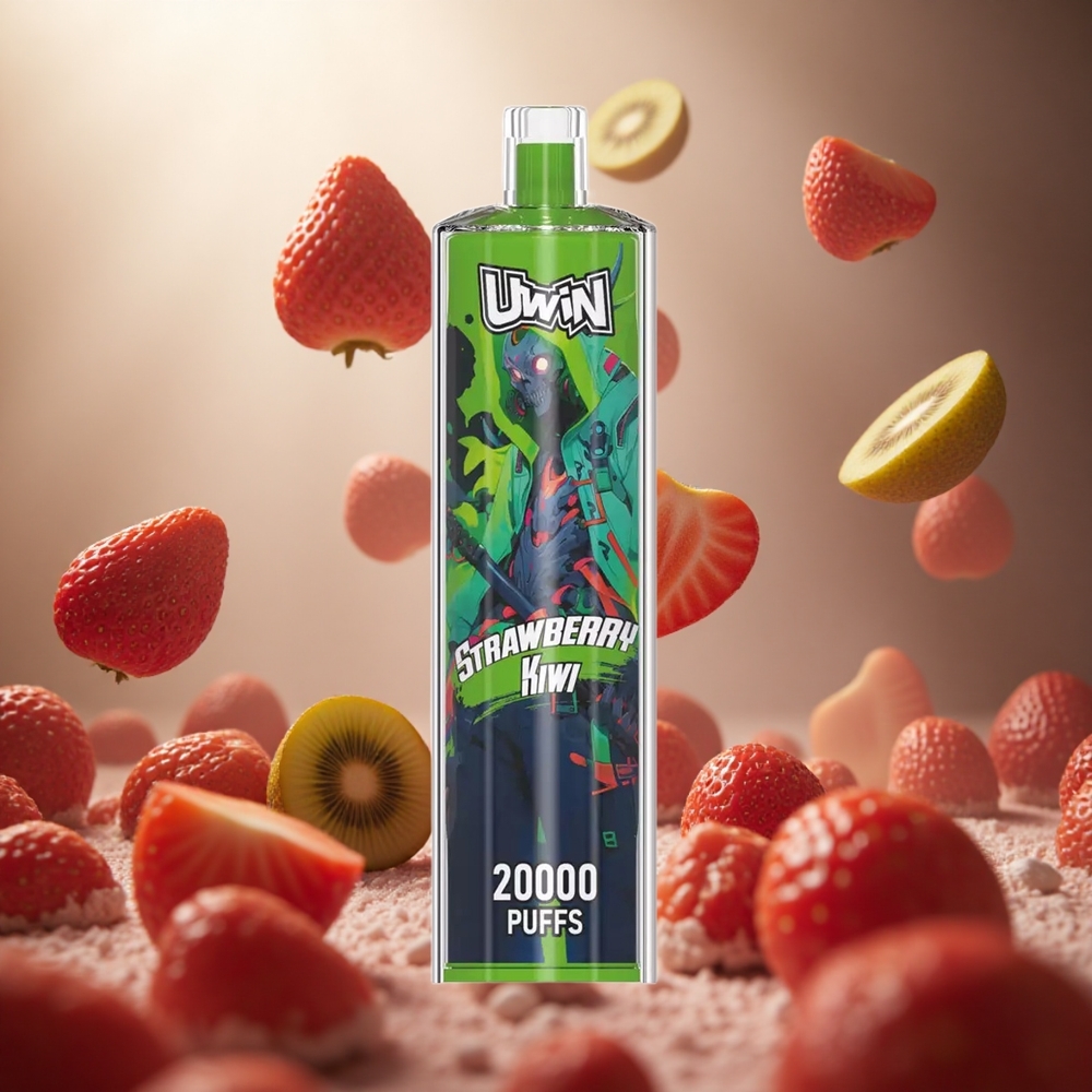 Uwin Shisha Hookah Crystal 20000 Puffs Zemeņu Kiwi