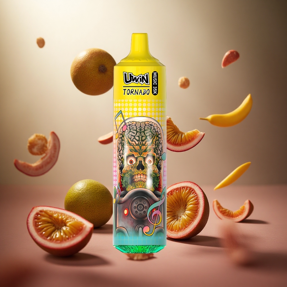 Uwin Tornado 35K Music Kapacitāte 35000 Kiwi Pasiflora Guava