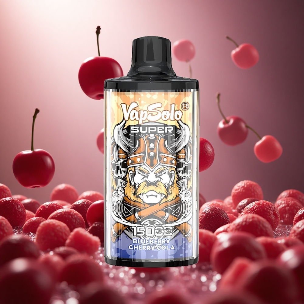 Vapsolo Super 15000 Puffs Izdzēšamais Vēpijs Ķiršu Kola