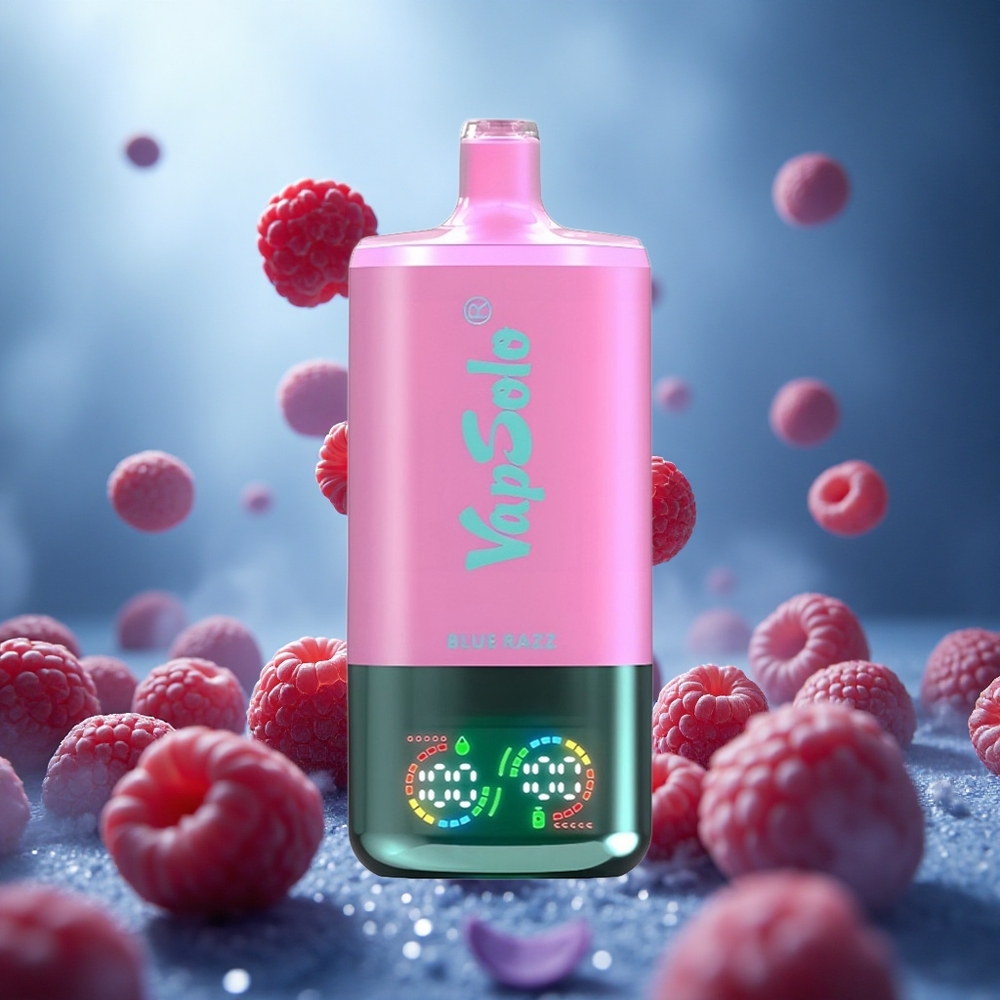 VapSolo Triple 30000 Puffs Zilā Aveņu Vienreizlietojamais Vape