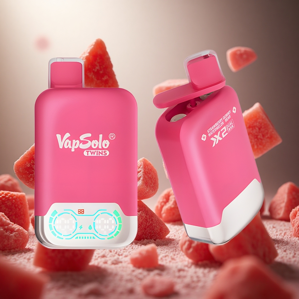 Vapsolo Twins 20000 Puffs Šūpuļogu & Gumijlāču Vienreizlietojamais Vape