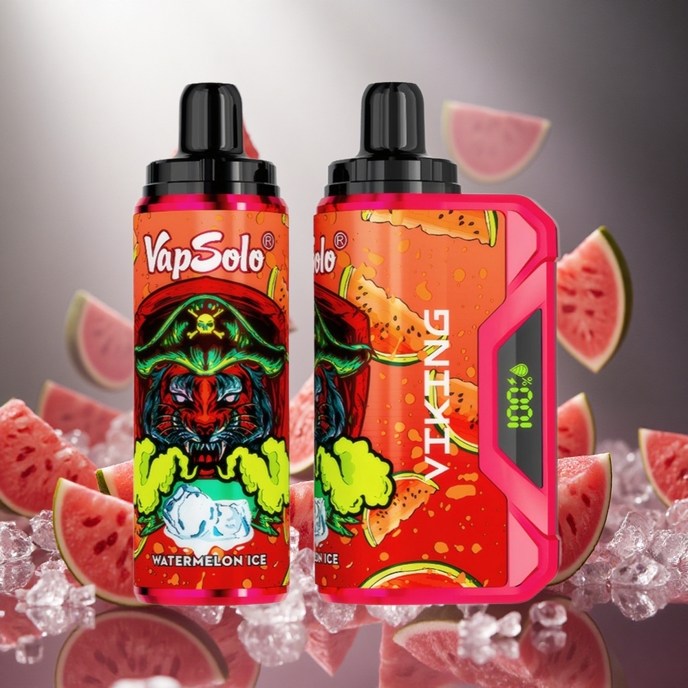 VapSolo VIKING 12000 Puffs Izdzeramais Vīdeņu Ledus