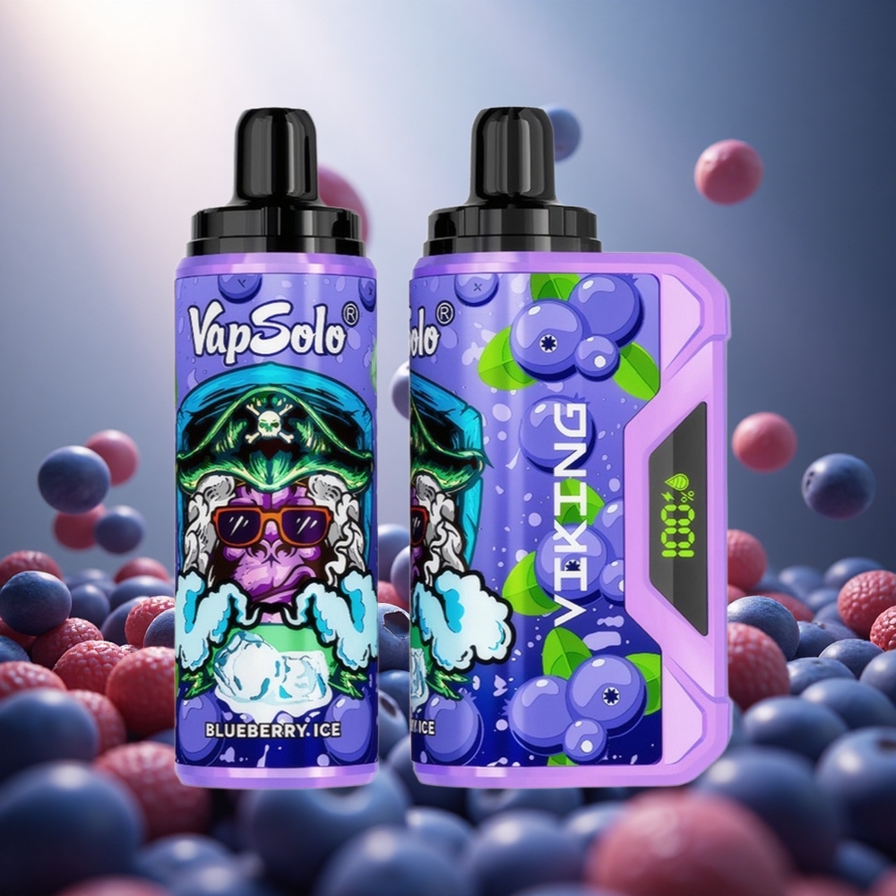 VapSolo VIKING 12000 Puffs Izmēģinājams Veips Zemenes