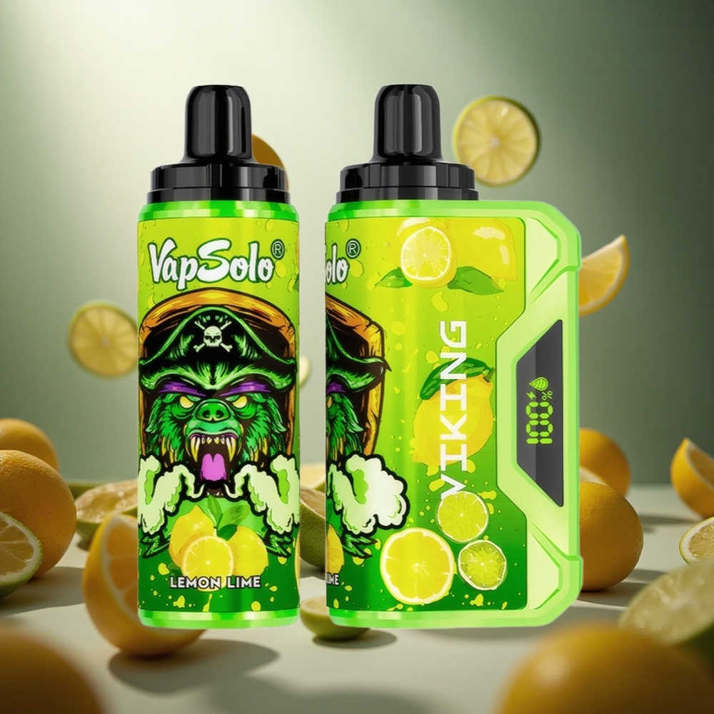 VapSolo VIKING 12000 Puffs Izmetamā Vape Citrons Laims