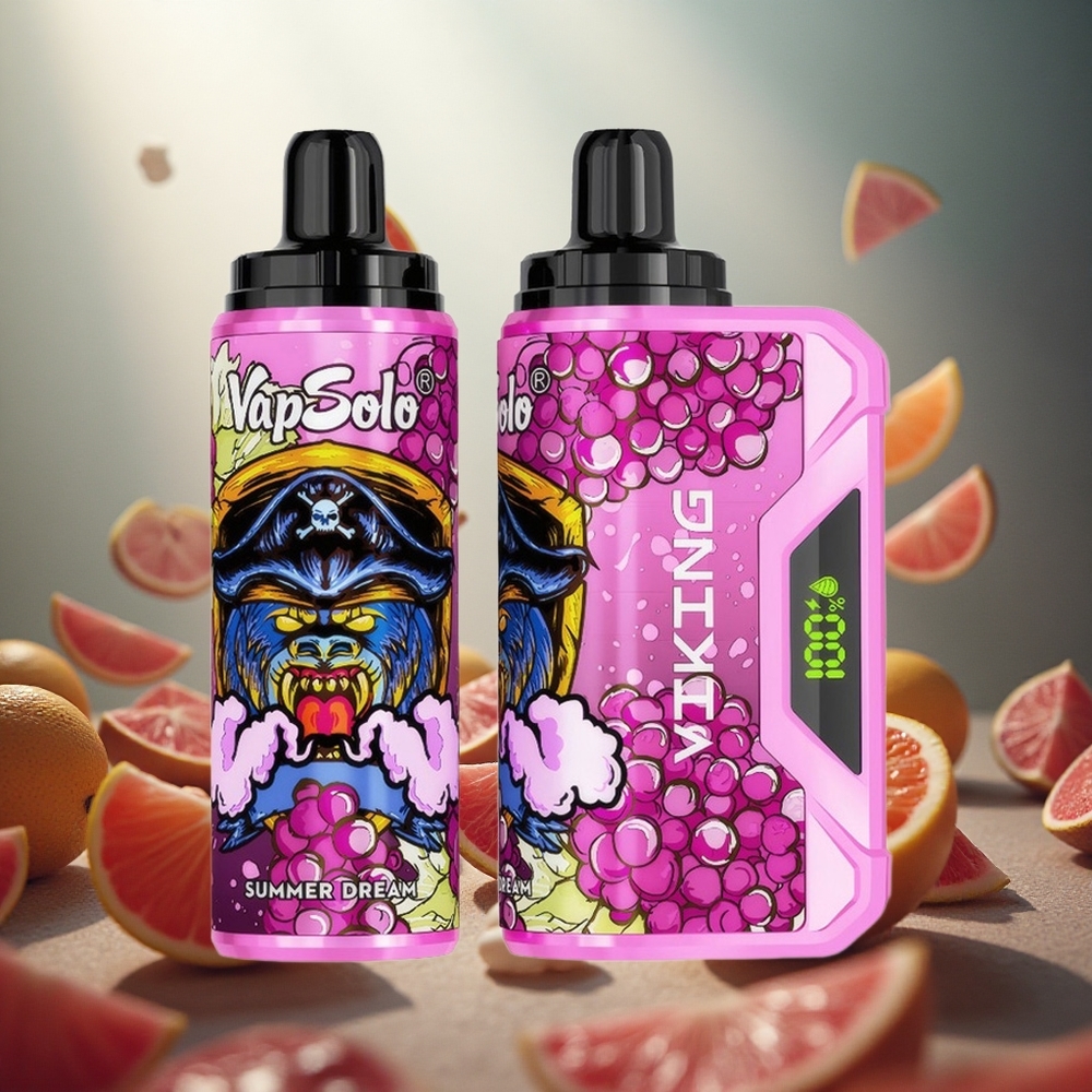 VapSolo VIKING 12000 Puffs Izmetamā Veipa Vasaras Sapnis