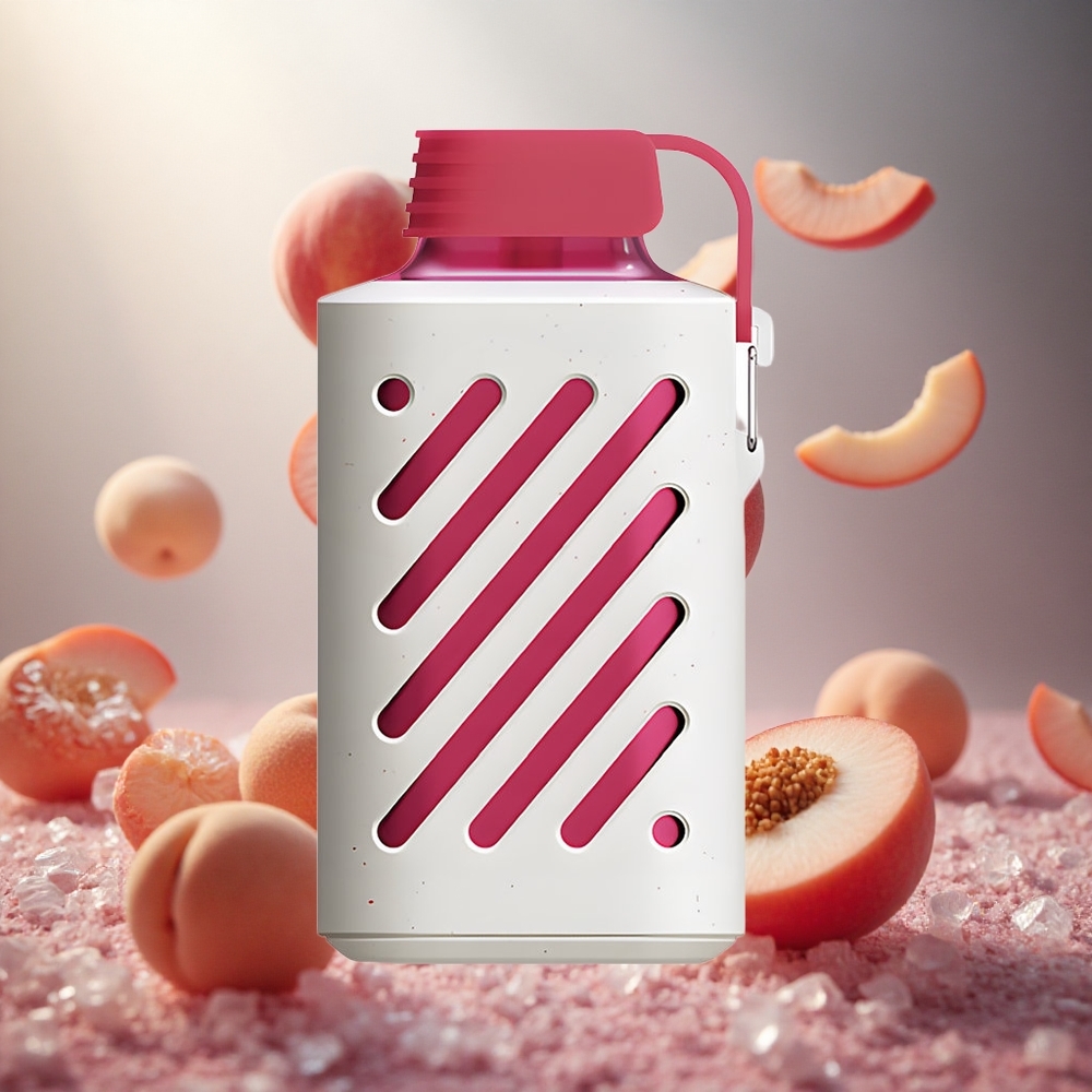 VOZOL GEAR 10000 Puffs Persiku Ledus Vienreizlietojamais Vape