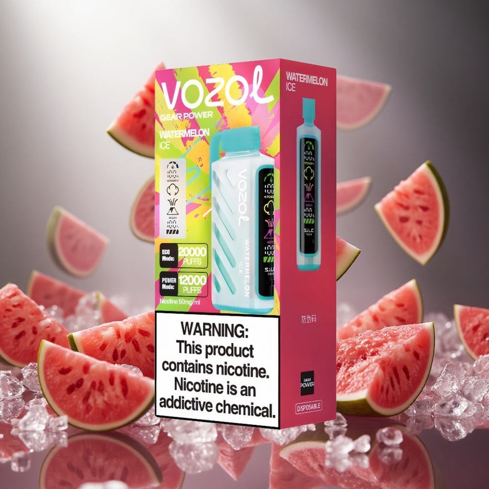 VOZOL Gear Power 20000 Iekšpildīta E-Likvīda Jaunā 20mL Arbūza Ledus