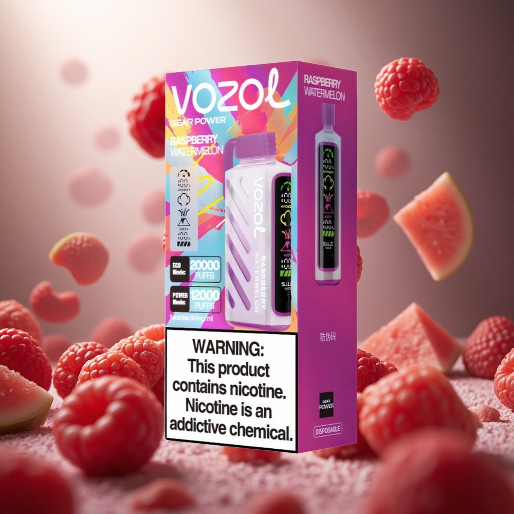 VOZOL Gear Power 20000 Puffs Avenu Arbūzu Vienreizlietojamais Vape