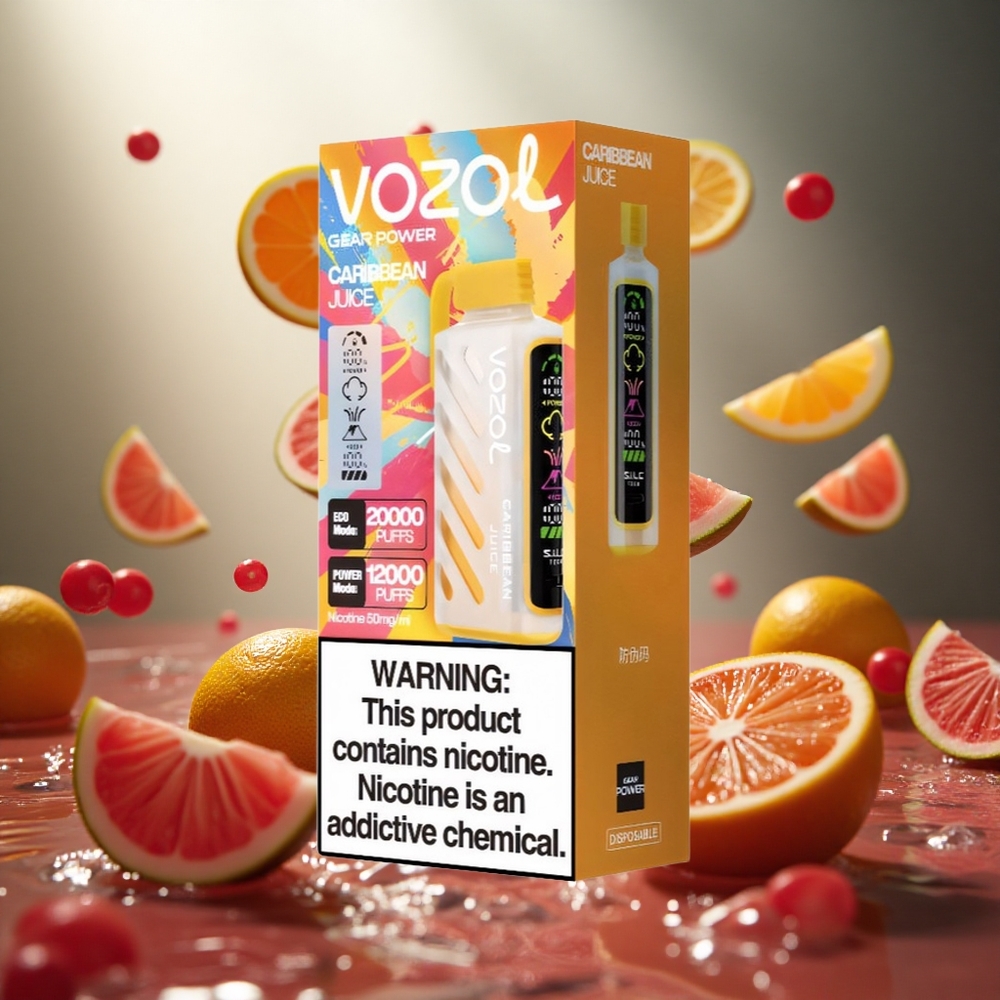 VOZOL Gear Power 20000 Puffs Karību Sula Vienreizlietojamais Vape