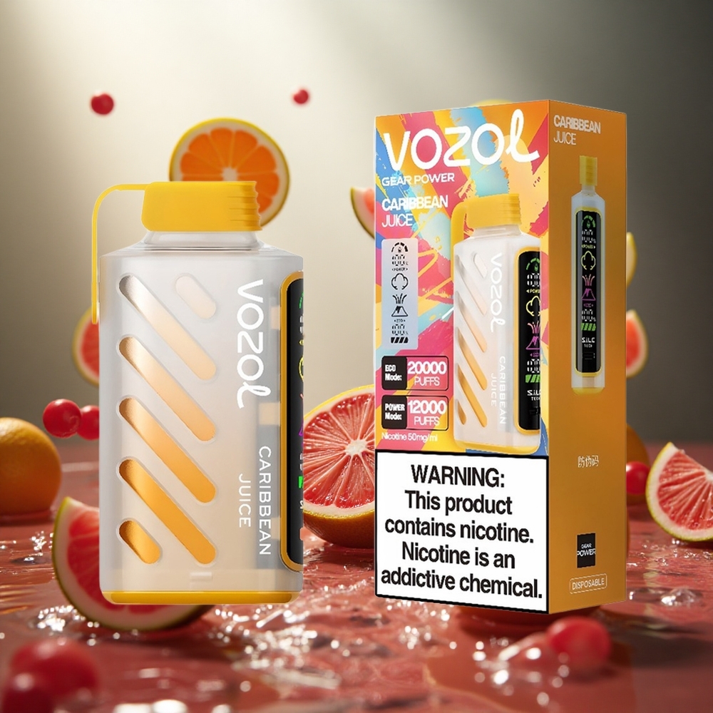 VOZOL Gear Power 20000 Puffs Karību Sula Vienreizlietojamais Vape