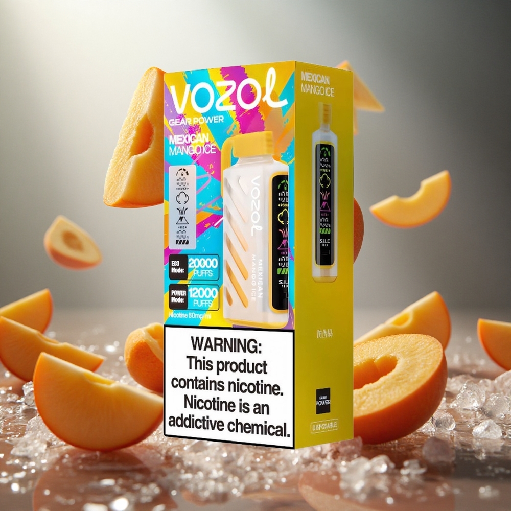 VOZOL Gear Power 20000 Puffs Meksikāņu Mango Ledus