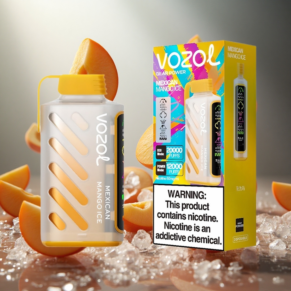 VOZOL Gear Power 20000 Puffs Meksikāņu Mango Ledus
