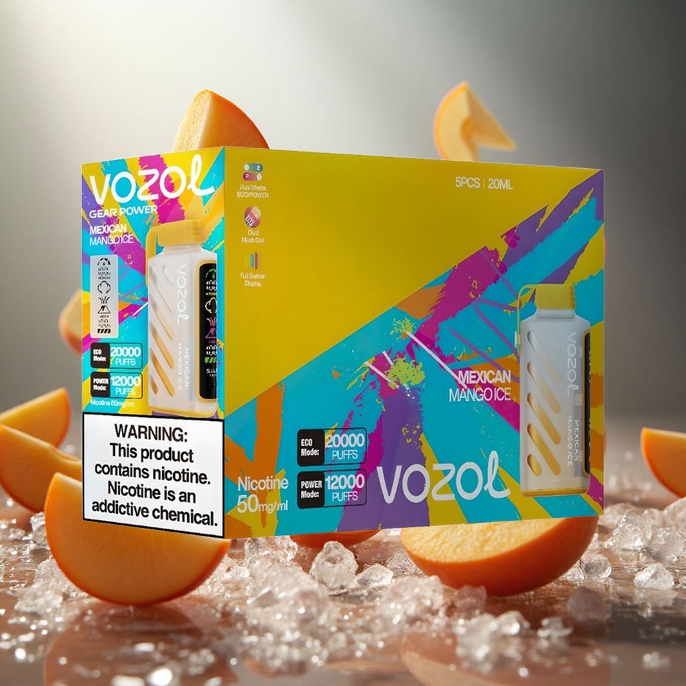 VOZOL Gear Power 20000 Puffs Meksikāņu Mango Ledus