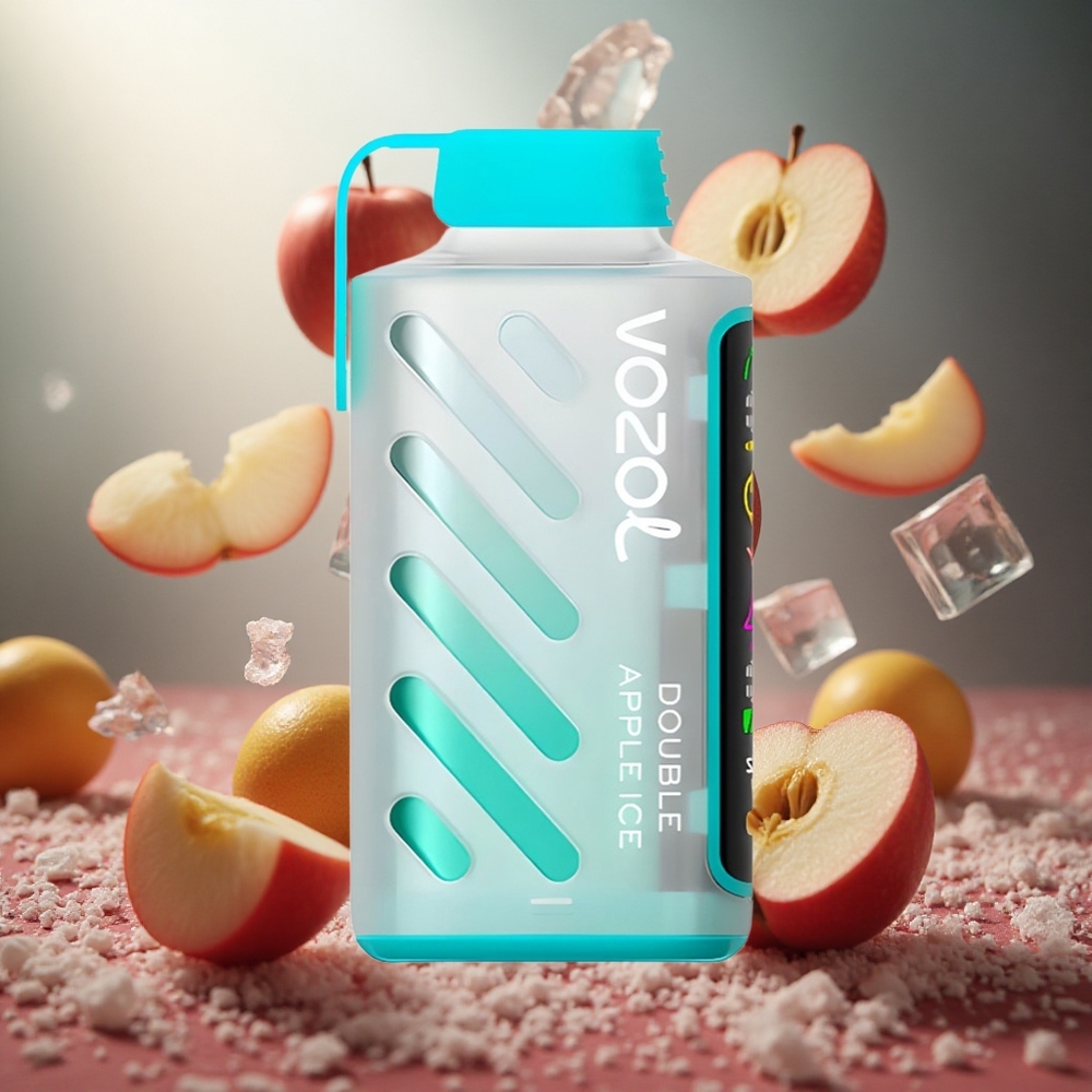 VOZOL Gear Power 20000 Puffs Vienreizlietojamais Vape Divkārša Ābola Ledus
