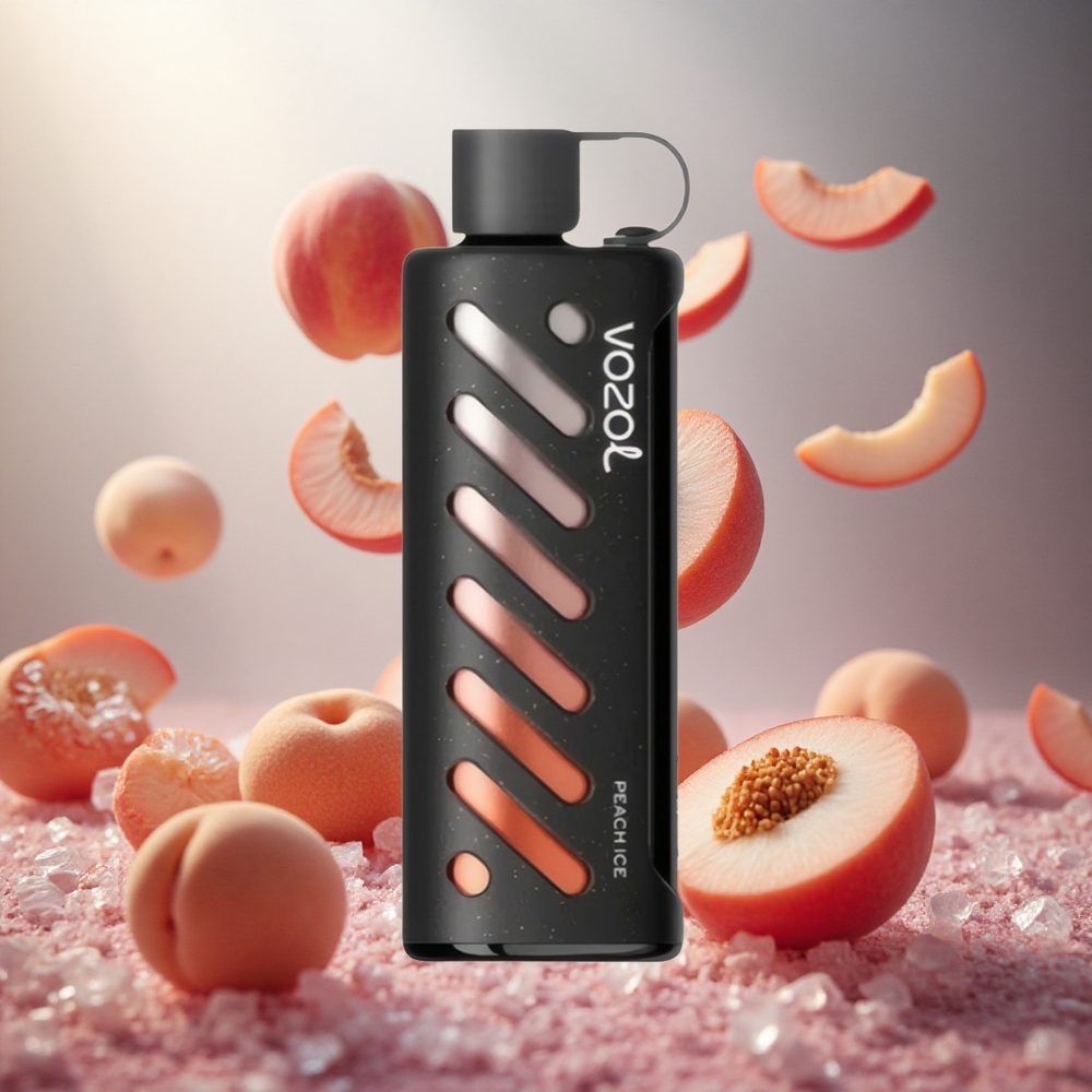 VOZOL Gear Shisha 25000 Iekšojumi Persiku Ledus Vienreizlietojamais Vape