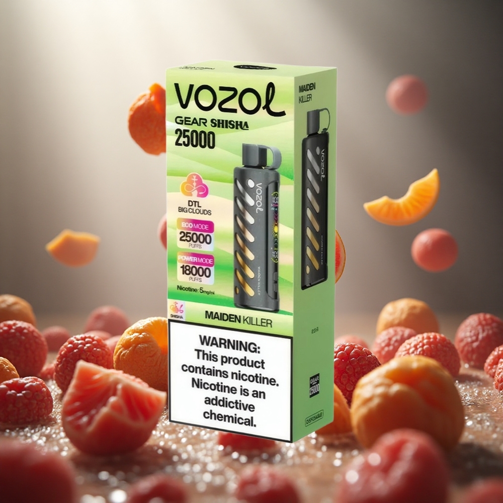 VOZOL Gear Shisha 25000 Puffs 30 Garšu Kombinācija Maiden Killer