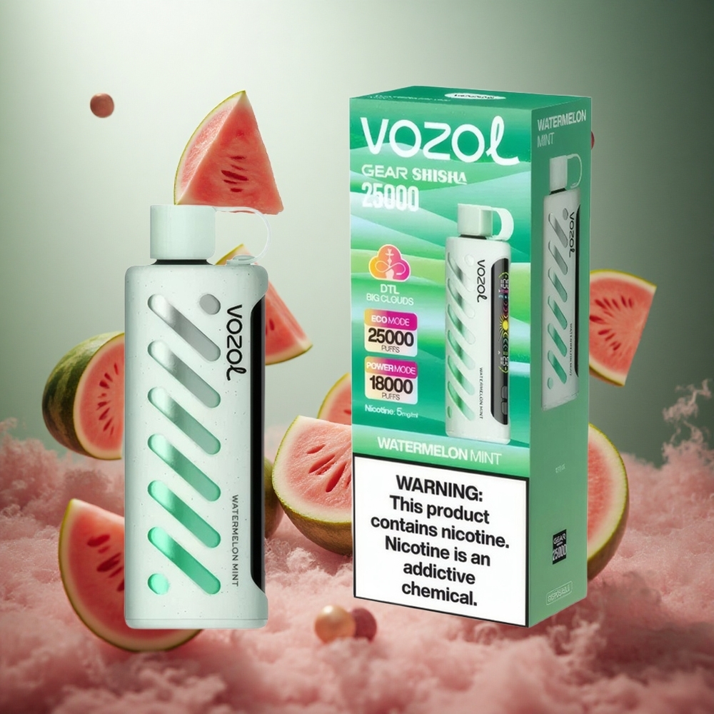 VOZOL Gear Shisha 25000 Puffs Arbūzs Mētra