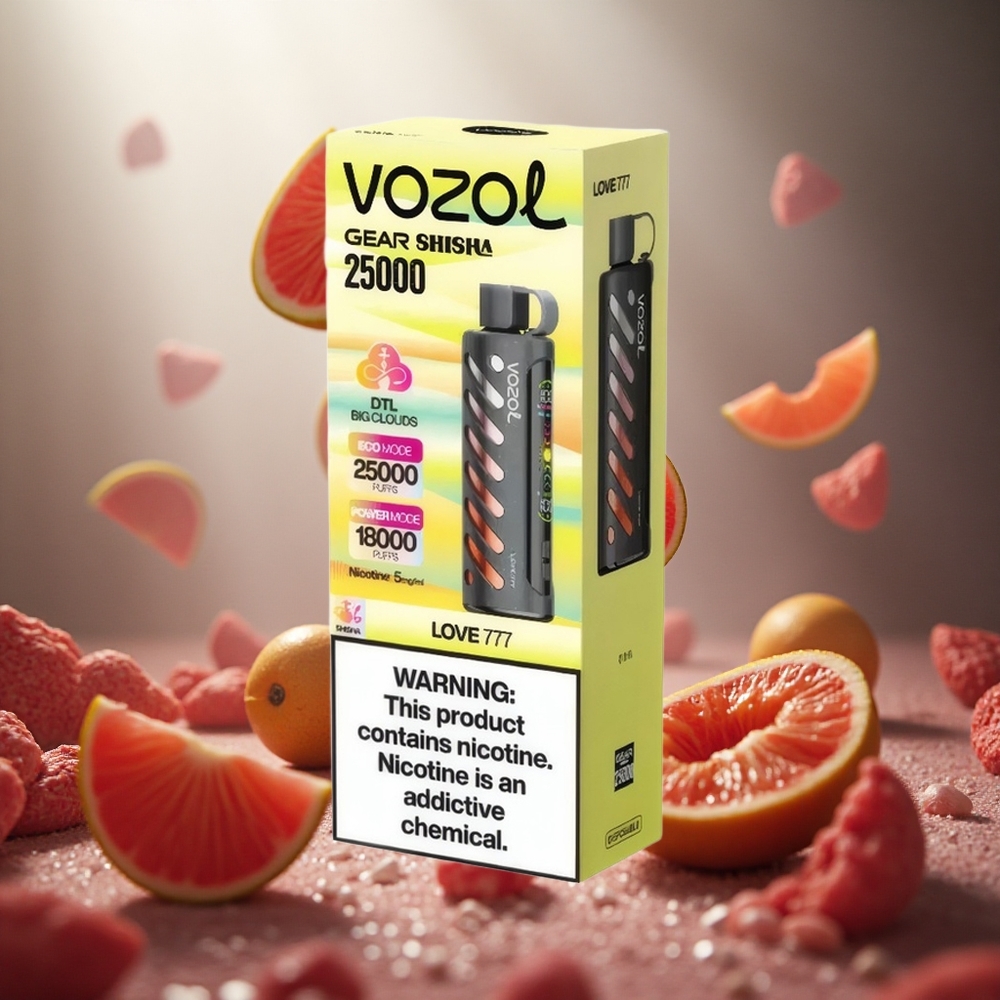 VOZOL Gear Shisha 25000 Puffs Mīlestība 777 30 Garšu