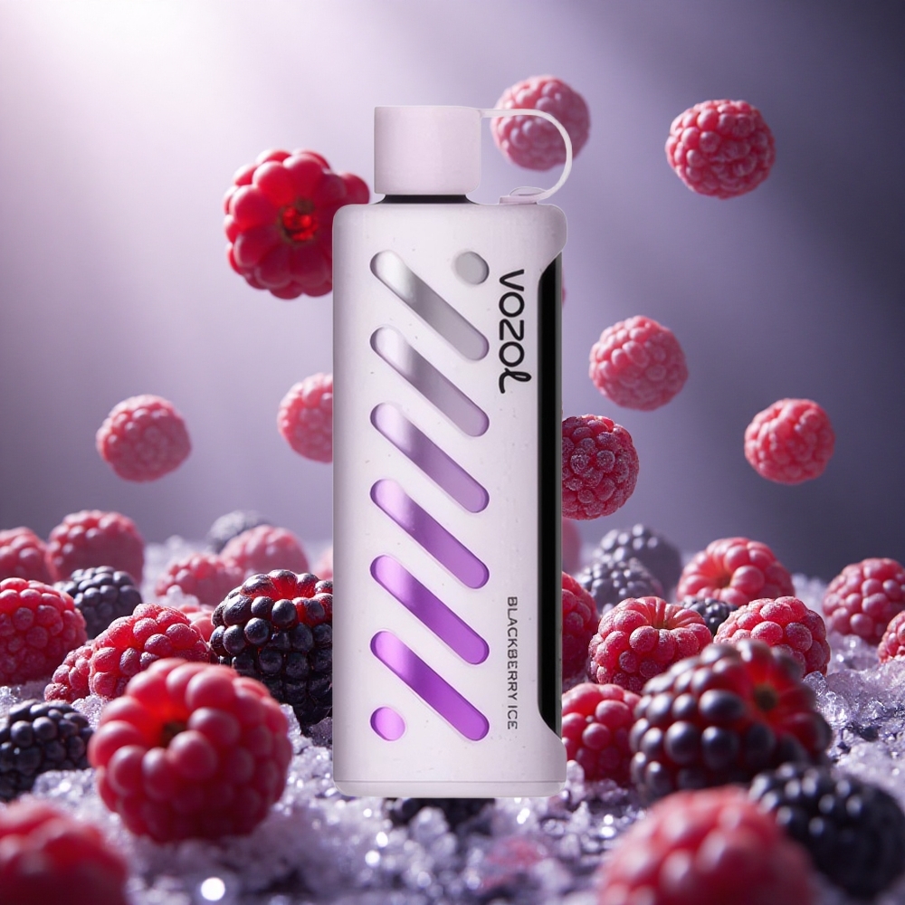 VOZOL Gear Shisha 25000 Puffs Melnā Oga Ledus
