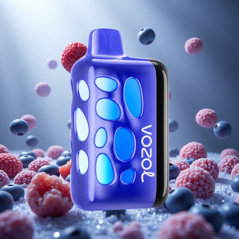 VOZOL RAVE 40000 20/50mg/ml Nikotīns Zilene Ledus
