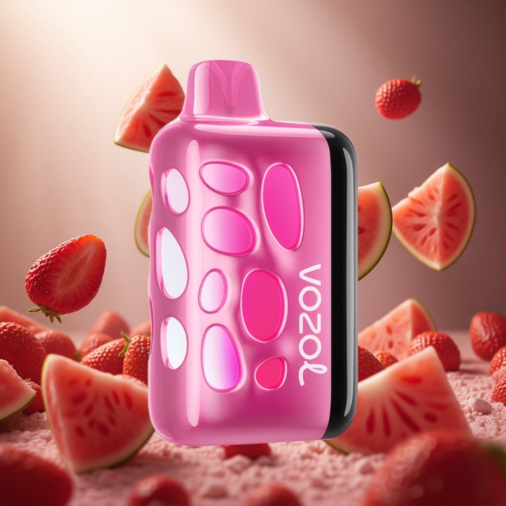 VOZOL RAVE 40000 270 grādu spīdīgais dizains 1000mAh Akumulators Zemeņu Arbūzs