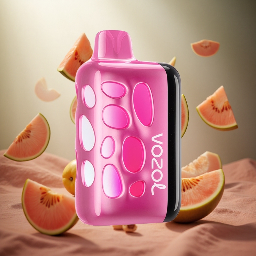 VOZOL RAVE 40000 Izmēģinājams Vape 1000mAh Akumulators Zemene Persiks