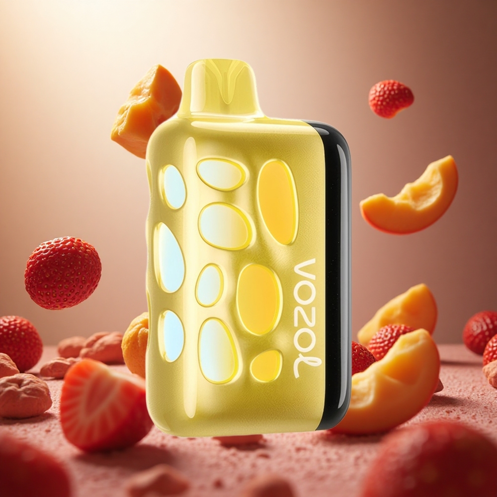 VOZOL RAVE 40000 Vienreizējais Vape Zemeņu Manžu 270 grādu Vibrējošais Dizains 20/50mg/ml Nikotīns