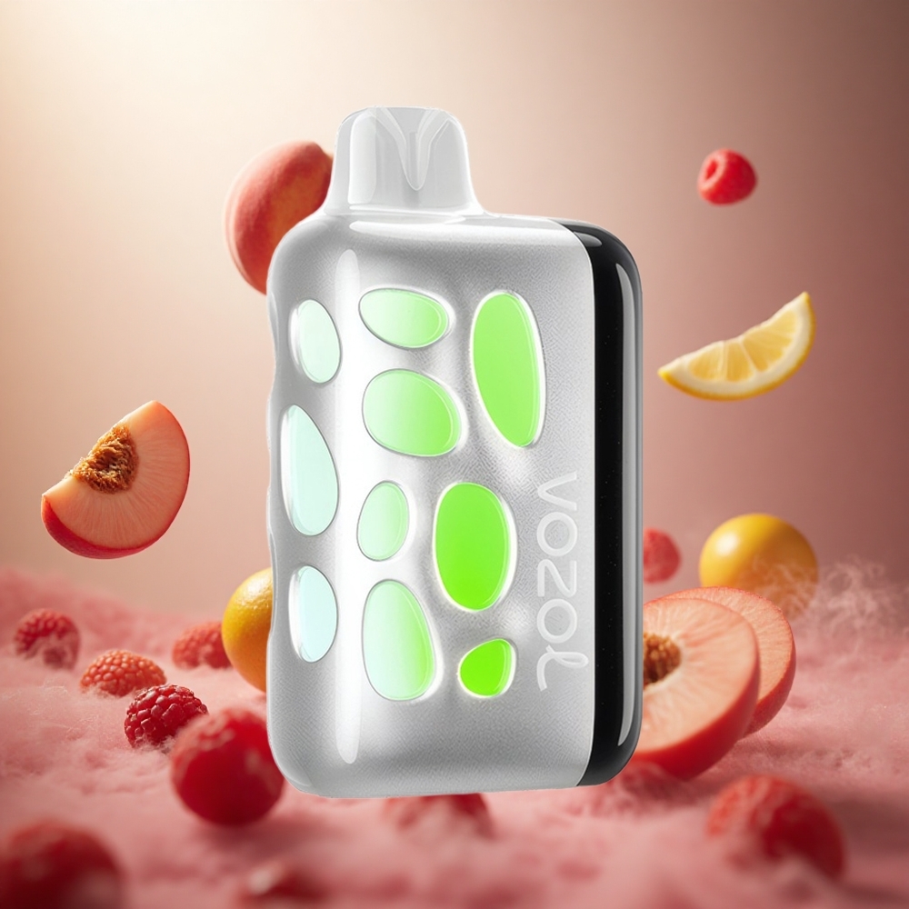 VOZOL RAVE 40000 Vienreizlietojamais Vape Persiku Aveņu Limonāde ar 20/50mg/ml Nikotīnu