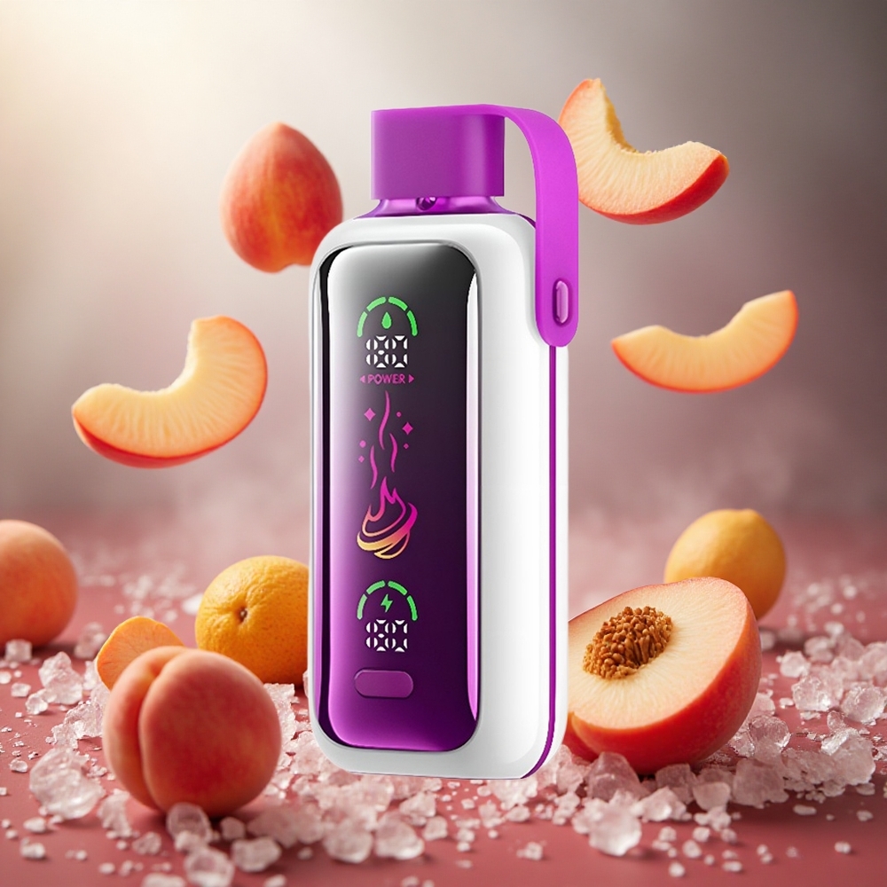 VOZOL Star 20000 Puffs 2.2" HD spoguļekrāns Divrežģis Persiku Ledus