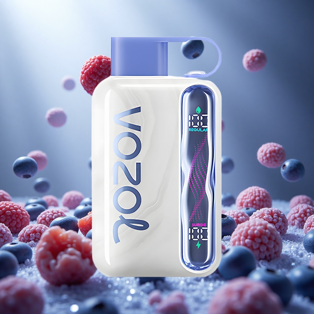 VOZOL STAR 40000 Puffs Izmetamais Veips Zilenes Ledus