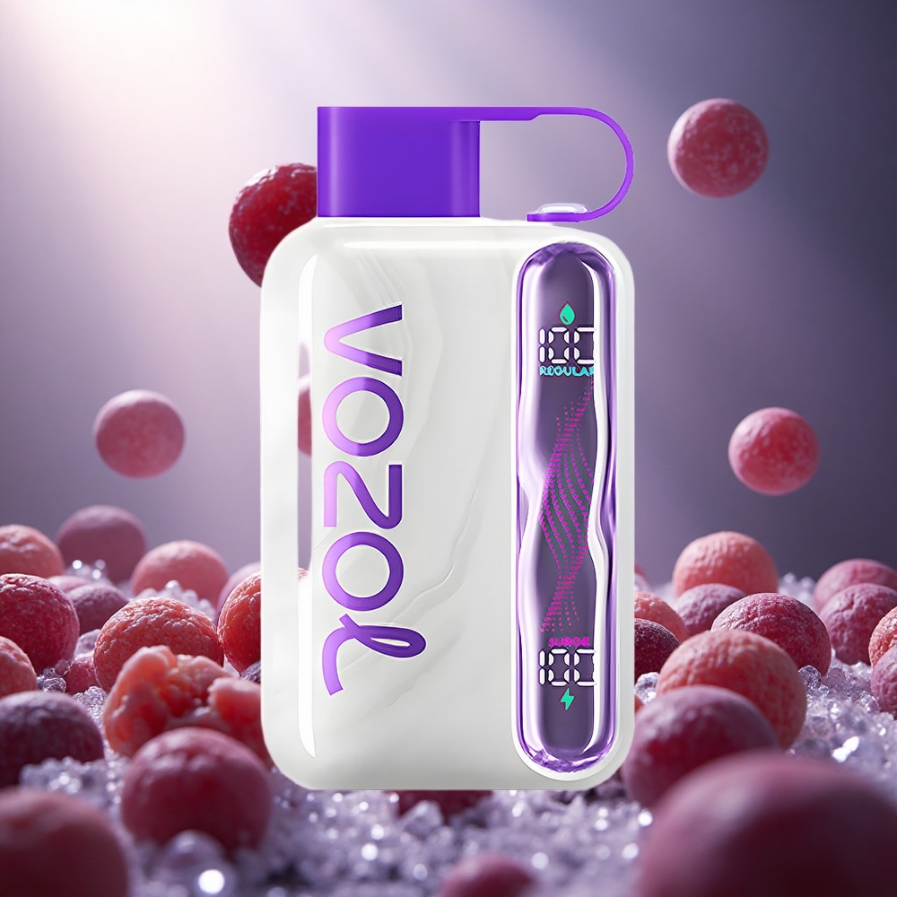 VOZOL STAR 40000 Puffs Vienreizējā Veipa Vīnogu Ledus ar 1000mAh Akumulatoru un Type-C Uzlādi