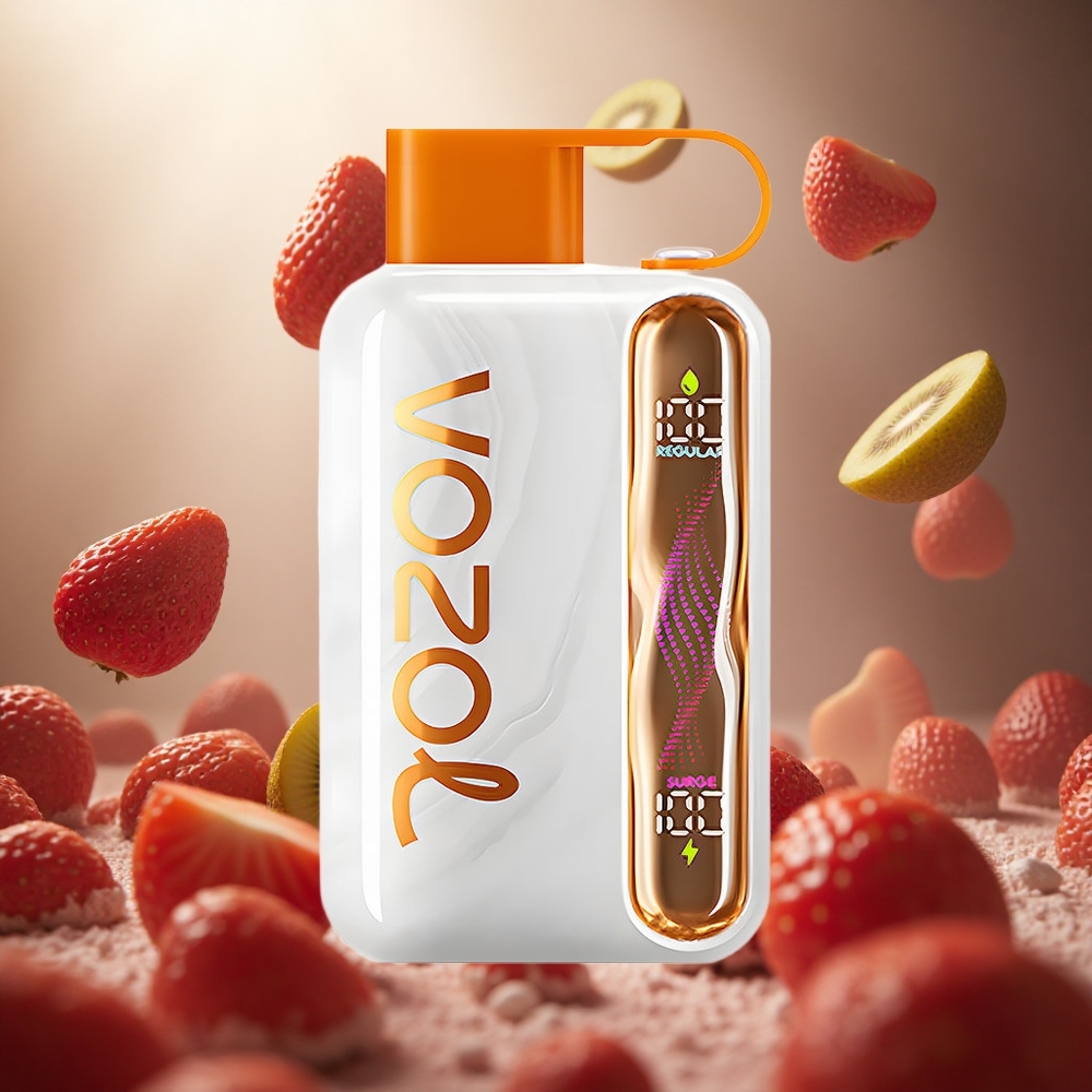 VOZOL STAR 40000 Puffs Volejbola Zemeņu Kiwi Vienreizlietojamais Vape ar 1000mAh bateriju un Type-C uzlādi
