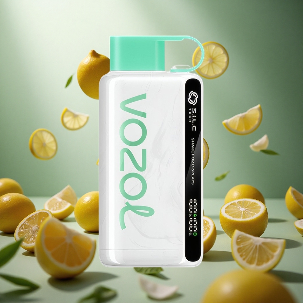 VOZOL STAR 9000/12000 Puffs Citrons Mētra Vienreizējais Vape ar 650mAh Akumulatoru un ātrāku uzlādi