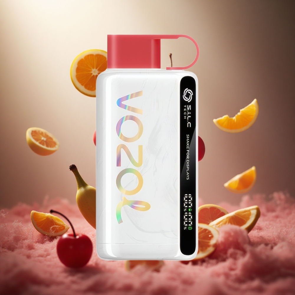VOZOL STAR 9000/12000 Puffs Pūce Banāns Ķirsis Vienreizlietojamais Vape