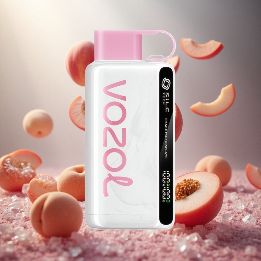 VOZOL STAR 9000/12000 Puffs Persiku Ledus Vienreizlietojamais Vape