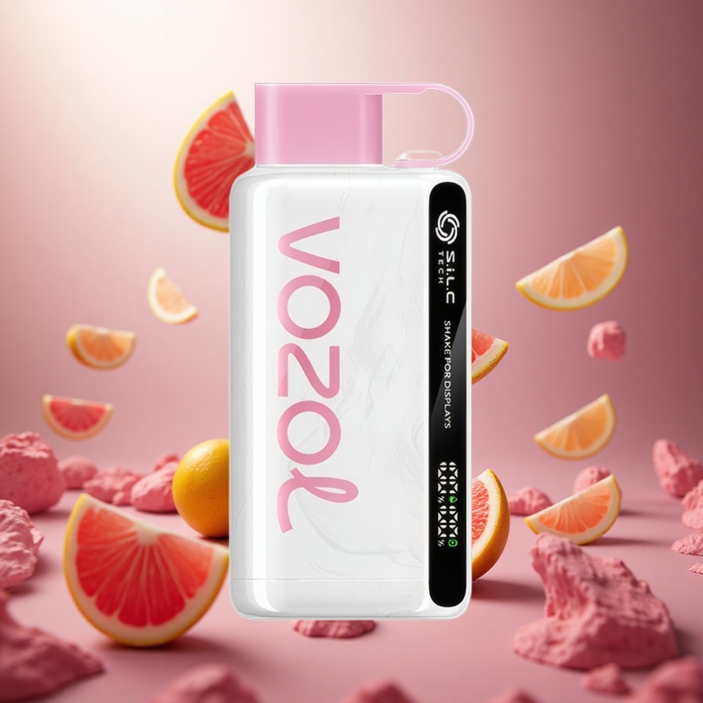 VOZOL STAR 9000/12000 Skaitītājs Rozā Limonāde