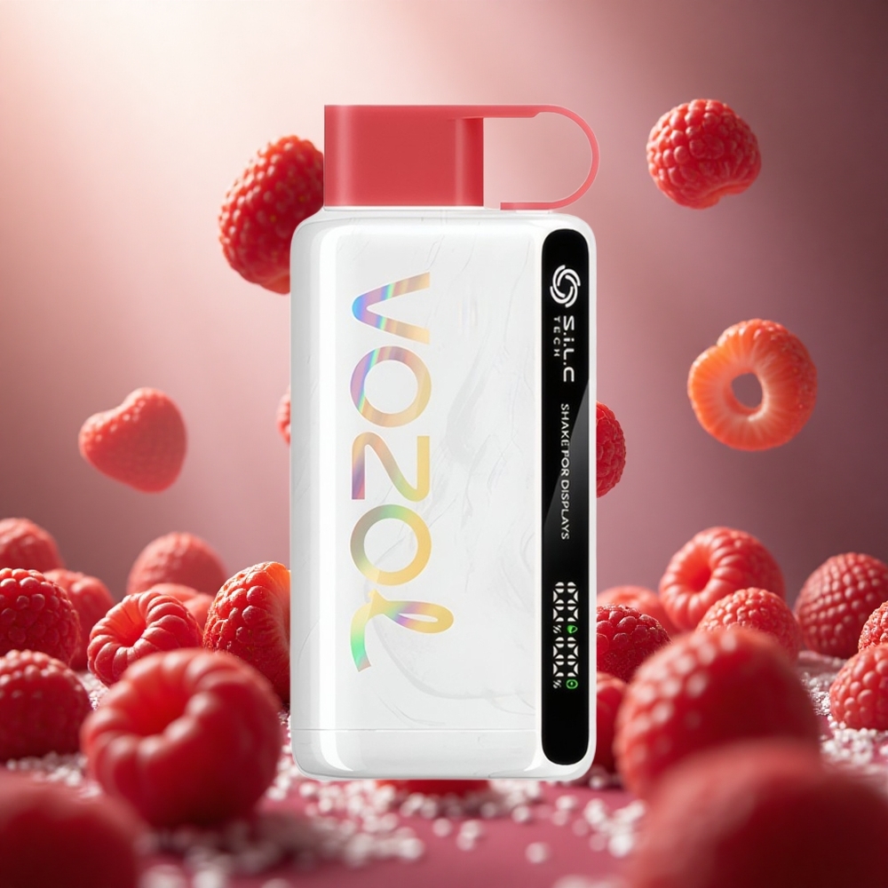 VOZOL STAR 9000/12000 puffs Zemeņu Avenu Ķiršu ar 30% ātrāku uzlādi