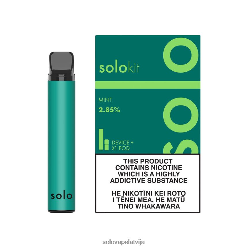 Solo pod komplekts piparmētra | Solo Vape Review 8FR2NJ46