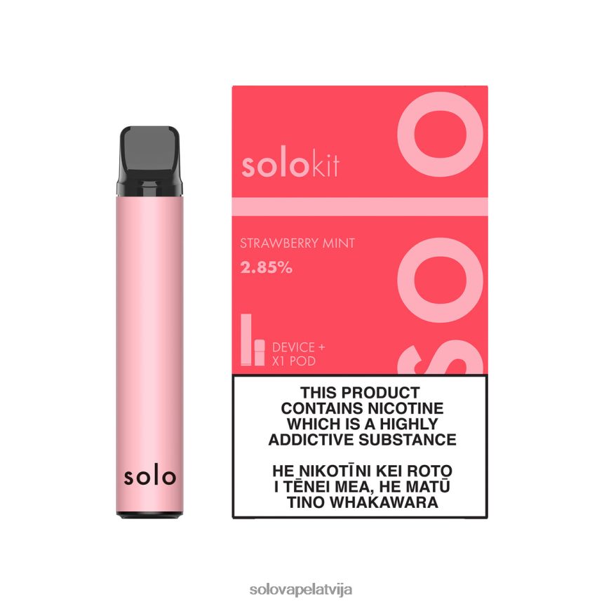 Solo pod komplekts zemeņu piparmētra | Solo Vape Flavours 8FR2NJ41