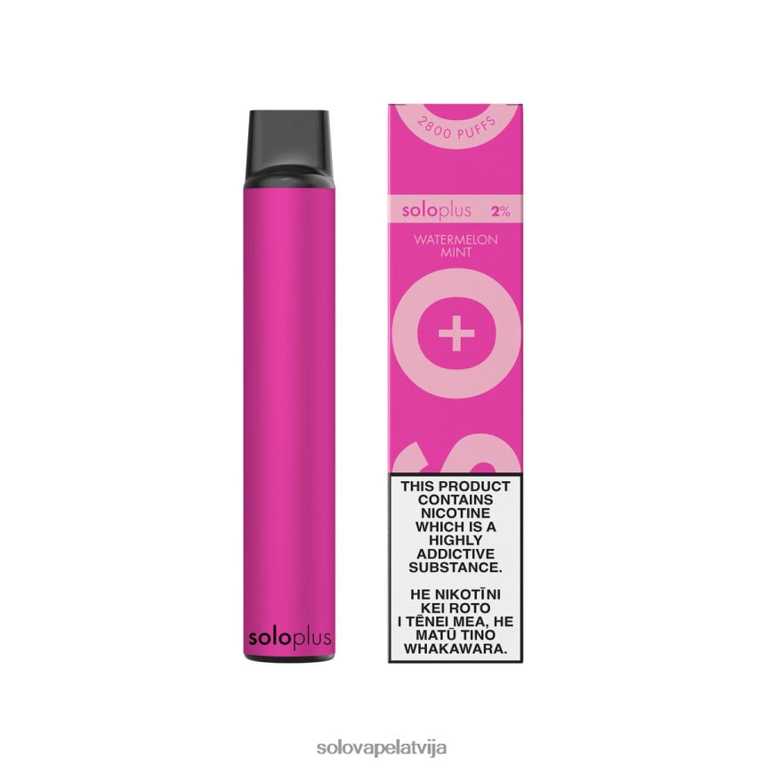 Solo Plus vienreizējās lietošanas vape arbūzu piparmētra | Solo Vape Near Me 8FR2NJ28