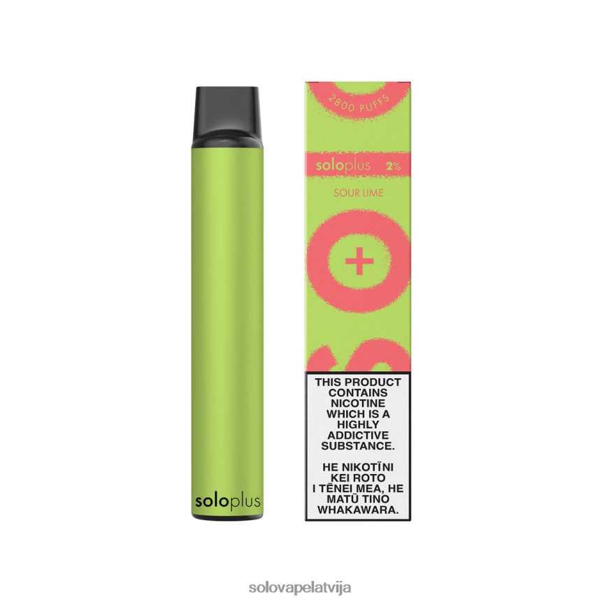 Solo Plus vienreizējās lietošanas vape skābais laims | Solo Vape Latvija 8FR2NJ34