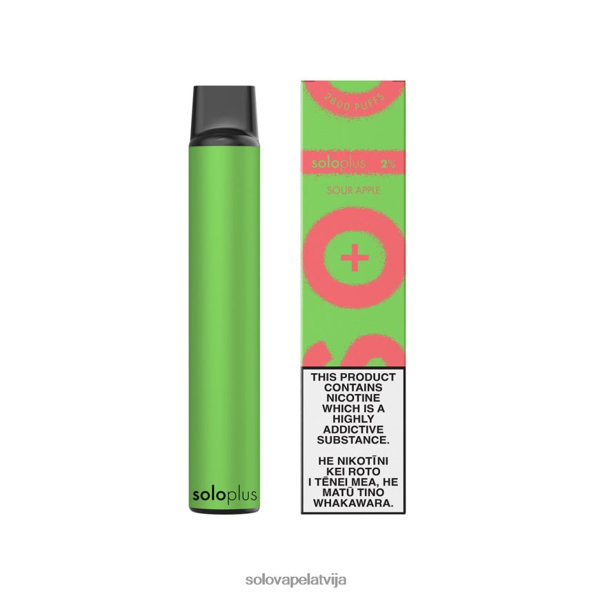 Solo Plus vienreizējās lietošanas vape skābs ābols | Solo Vape Review 8FR2NJ30