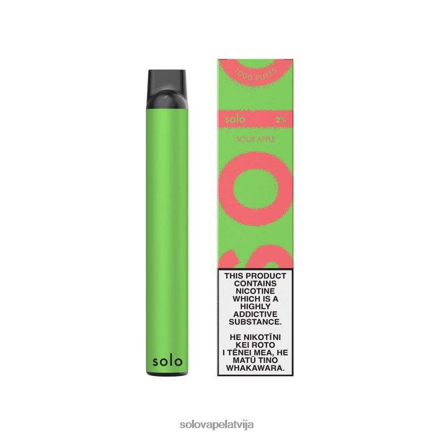 Solo vienreizējās lietošanas vape skābs ābols | Solo Vape How To Use 8FR2NJ5